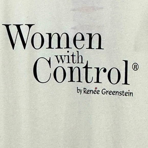 “Women with Control” b Renee Greenstein Classic White T Shirt with Suppo… - Picture 2 of 9